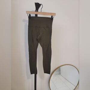 Lululemon Align Pant II *25"Dark Olive Size 4